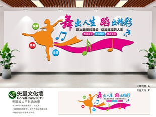 舞蹈教室文化墙