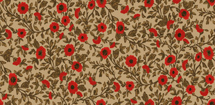 复古花卉图案布料纹理