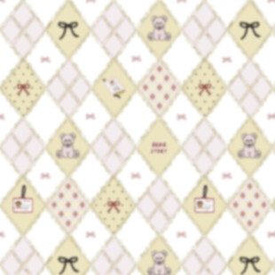 可爱婴儿主题几何图案背景