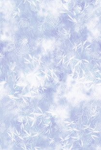 梦幻淡蓝雪花纹理背景