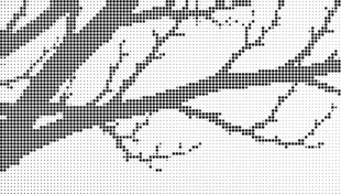 矢量树枝树杆镂空雕花板外墙门头