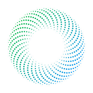 科技环形点状圆点