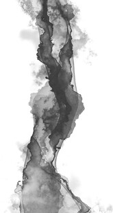 水墨抽象线条艺术画面