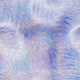 梦幻渐变唯美毛发线条