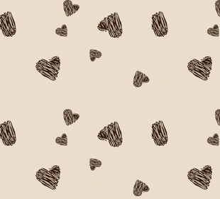 手绘风格爱心装饰元素