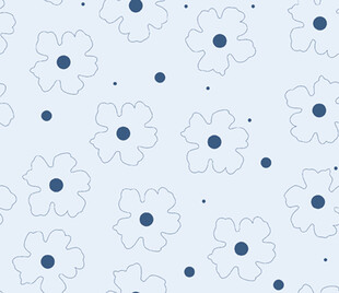 黑白花朵简约图案背景