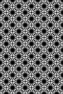 黑白几何花纹图案