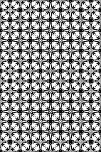 黑白几何花纹图案