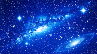 梦幻宇宙蓝色星空