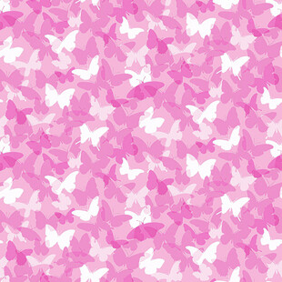 粉色蝴蝶花纹背景图案