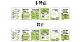 培训班前台海报六张