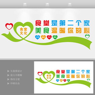 食堂公益标语  