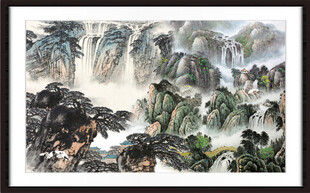 客厅山水画