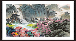 客厅山水画