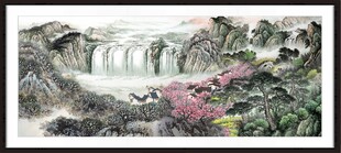 大厅山水画 