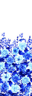 蓝色花朵