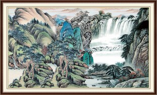 山水国画风景图