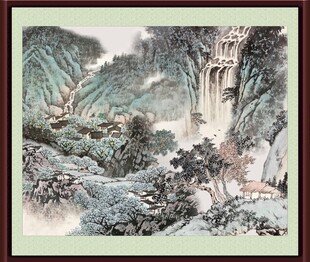 山水国画中的自然景致