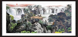 山水国画风景图