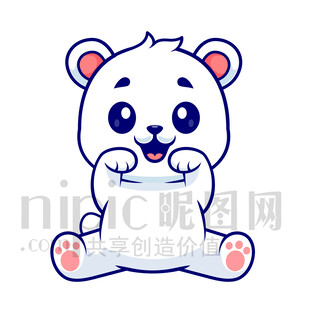 可爱小熊卡通形象