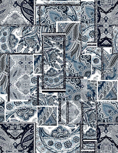 蓝灰几何拼接图案纹理