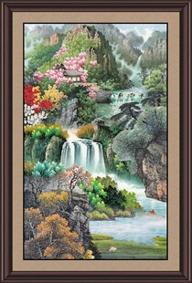 客厅山水画 