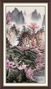 中式山水花鸟装饰画