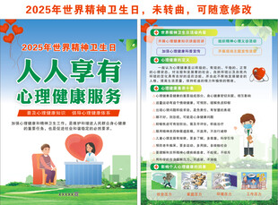 2025世界精神卫生日单页