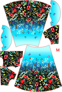 欧美女装大气定位印花