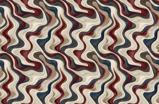 波浪纹理抽象图案背景