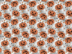 万圣节南瓜糖果图案背景