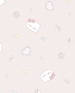 梦幻粉紫系可爱图案