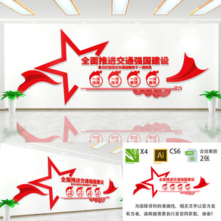 交通强国文化墙