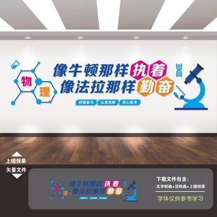 物理实验室文化墙