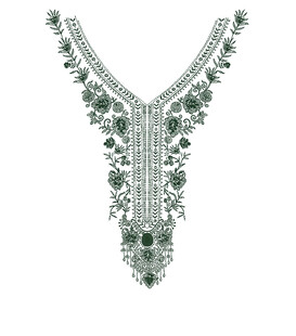 刺绣花  定位花