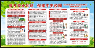 全国中小学生安全教育日宣传栏