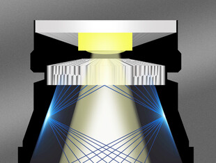 电镀防弦反射技术示意图