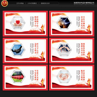 应急救援文化墙