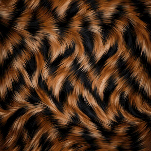 棕黑相间的毛绒纹理