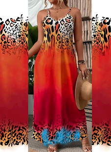 豹纹定位  扎染花