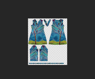 定位花  树 扎染