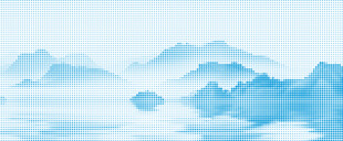 圆点山水激光镂空图