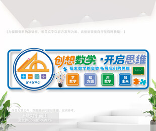 数学教室文化墙
