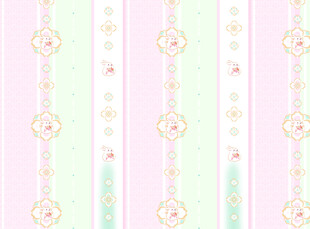 粉色系花卉条纹图案背景