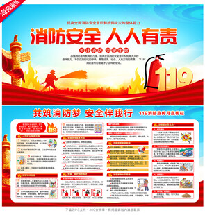 消防宣传展板