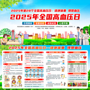 2025年全国高血压日展板