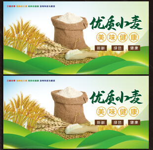 小麦展板