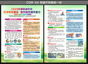 2025国际减灾日宣传单
