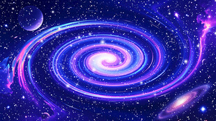 宇宙旋涡星空太空旋涡