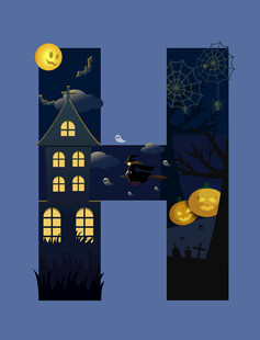 万圣节插画